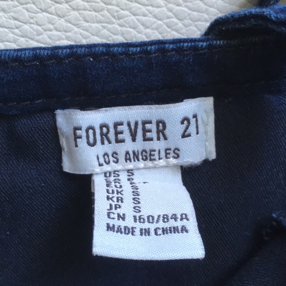 Forever 21 Denim bandeau with back bows - Picture 4 of 4